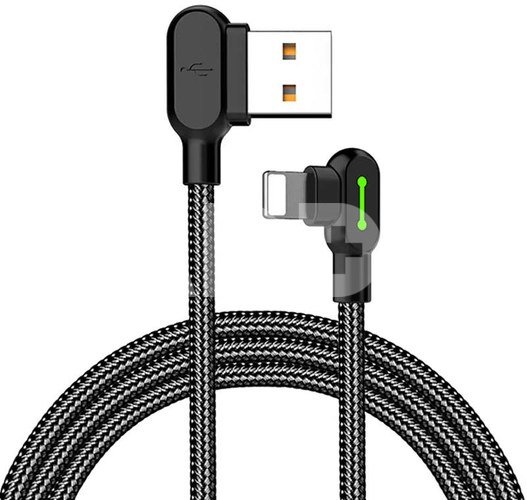 Mcdodo USB to Lightning cable, CA-4679, angled, 3m (black)