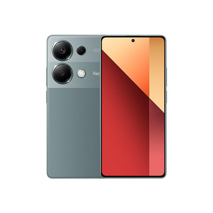 Xiaomi | Redmi | Note 13 Pro | Forest Green | 6.67 " | AMOLED | 1080 x 2400 pixels | Mediatek | Internal RAM 8 GB | 256 GB | Dual SIM | Nano-SIM | 4G | Main camera resolution 200+8+2 MP | Secondary camera resolution 16 MP | Android | 13 | 5000 mAh|53440