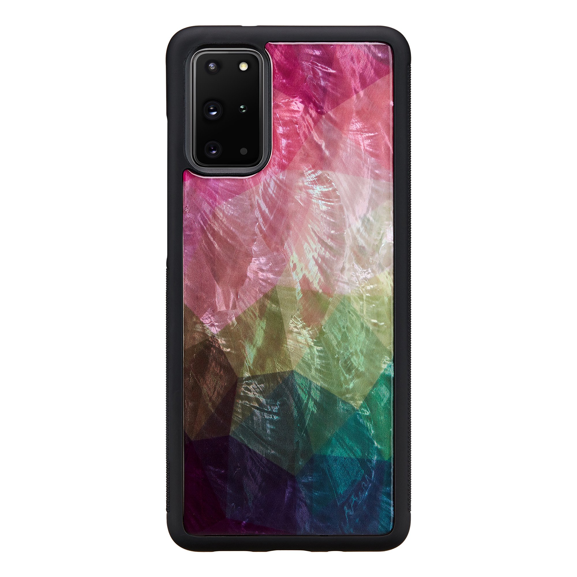 Mob.telefono dėkliukas iKins for Samsung Galaxy S20+ water flower black