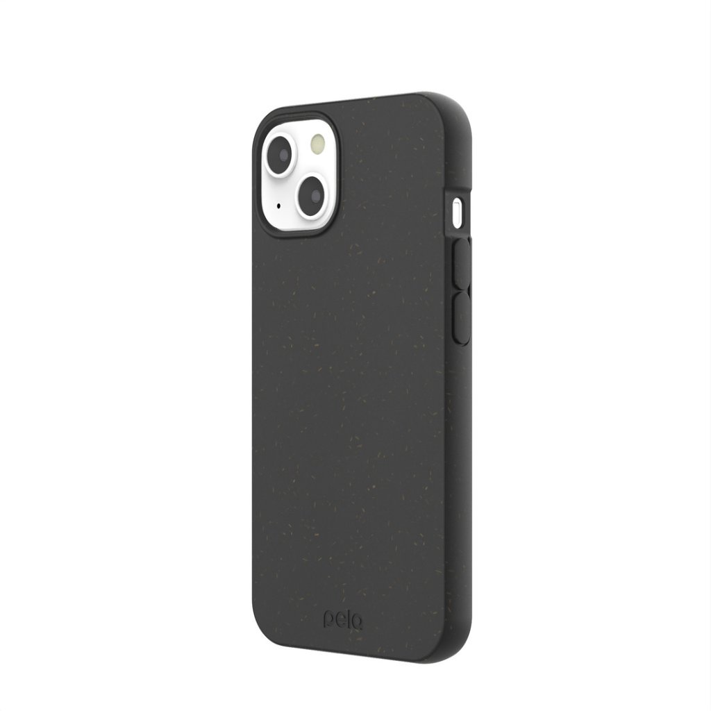 Mob.telefono dėkliukas Pela Classic Eco-Friendly iPhone 13 - Black
