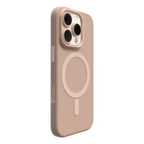 Dėkliukas PURO iPhone 16 Pro Max silikoninis DAYLIGHT, pusiau skaidrus, smėlio sp/ PUIPC16P67DAYLBEG