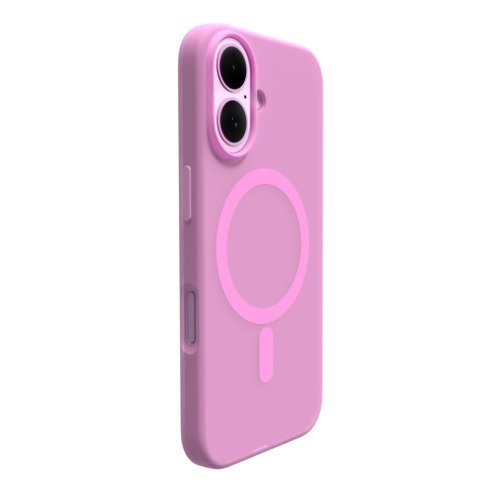 Dėkliukas PURO iPhone 16 silikoninis DAYLIGHT, pusiau skaidrus, rožinis  / PUIPC1661DAYLROSE
