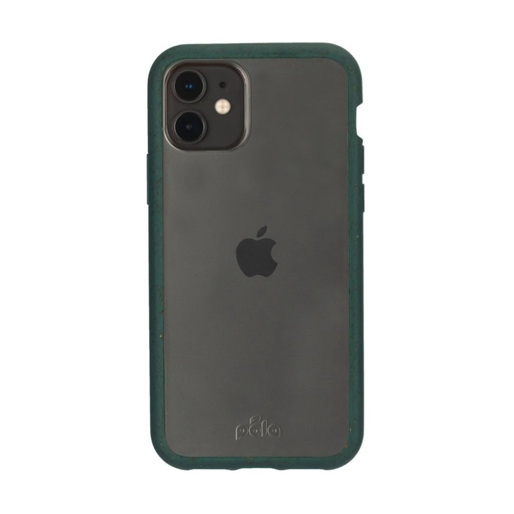 Mob.telefono dėkliukas Pela Clear-Eco-Friendly iPhone 11-Green