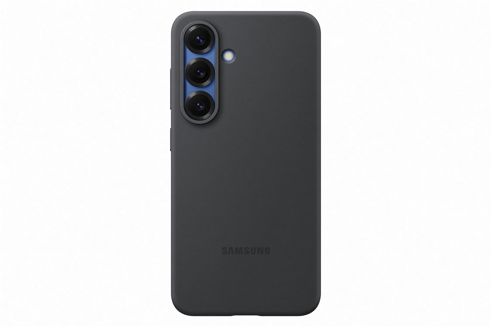 Dėkliukas Samsung Galaxy S25, nugarėlė, silikoninis, juoda