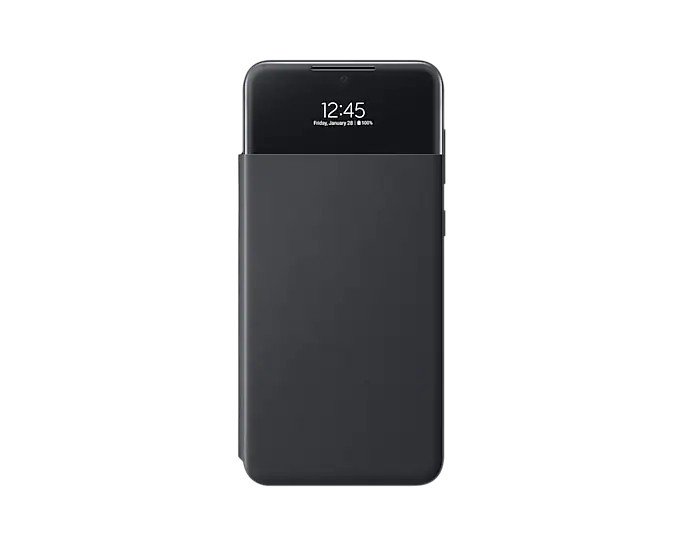 Dėkliukas SAMSUNG Galaxy A33 5G 2022, knygutė, juoda