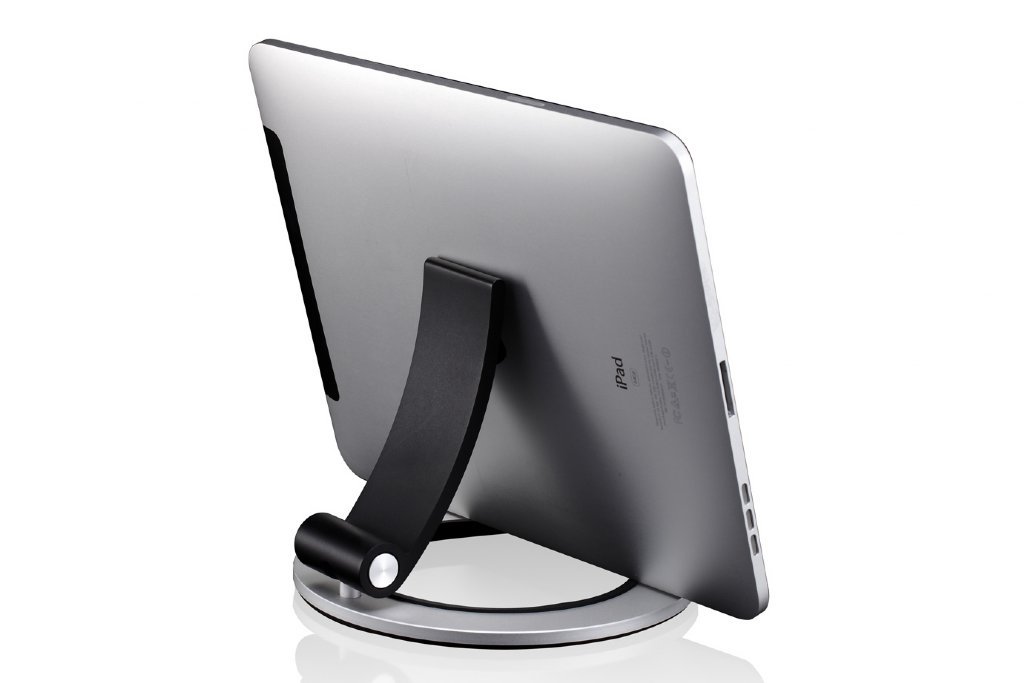 Just Mobile Encore - Super Stylish and smart aluminum rack for all iPads.