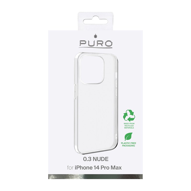Dėkliukas PURO SKIRTAS IPHONE 14 PRO/IPC14P6103NUDETR