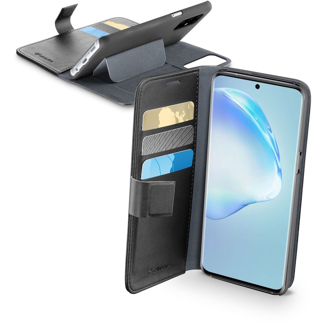 Dėkliukas Cellularline Galaxy S20+, Agenda, knygutė H-flip, juoda