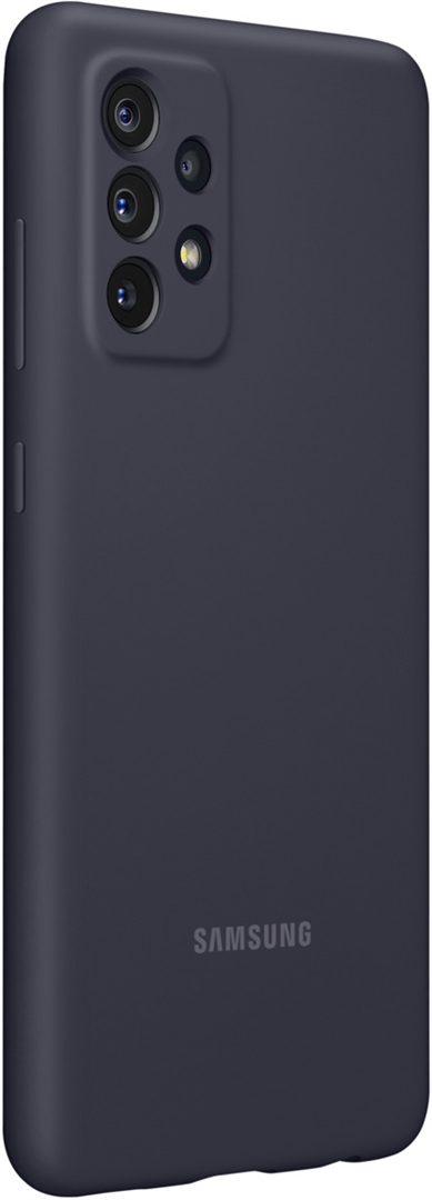 Dėkliukas SAMSUNG Galaxy A72, silikoninis, Black