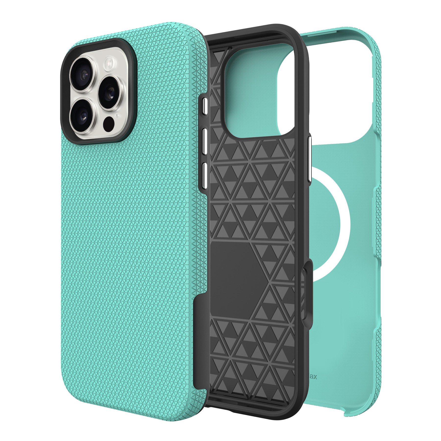 Dėklas Perfectionists Triangle Mag Case Apple iPhone 16 Pro žalias