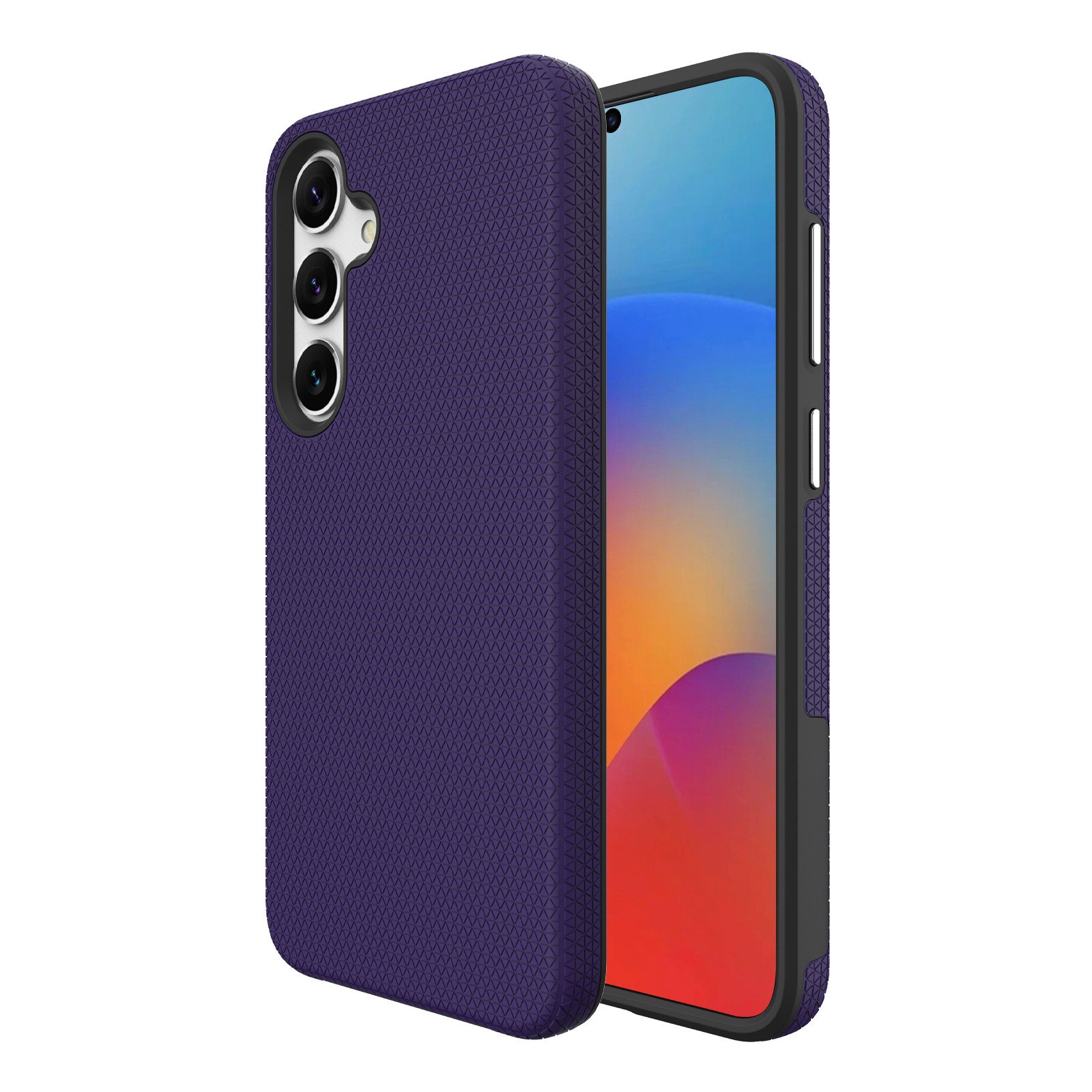 Dėklas Perfectionists Triangle Case Samsung S901 S22 5G violetinis