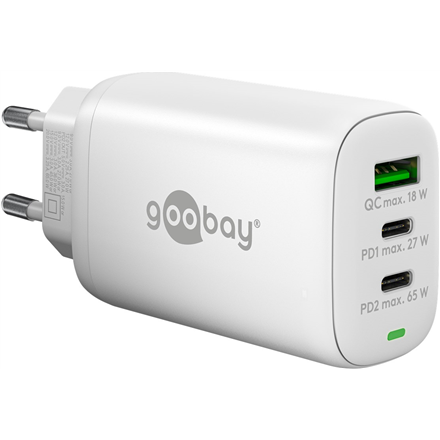 Goobay USB-C PD GaN Multiport Fast Charger (65 W) | 65408|65408