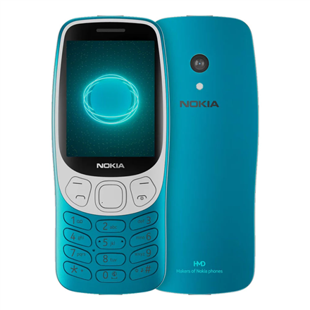 HMD Nokia 3210 (2024) 6,1 cm (2.4") 89 g Mėlyna Bazinis telefonas|NK 3210 (2024) Scuba Blue