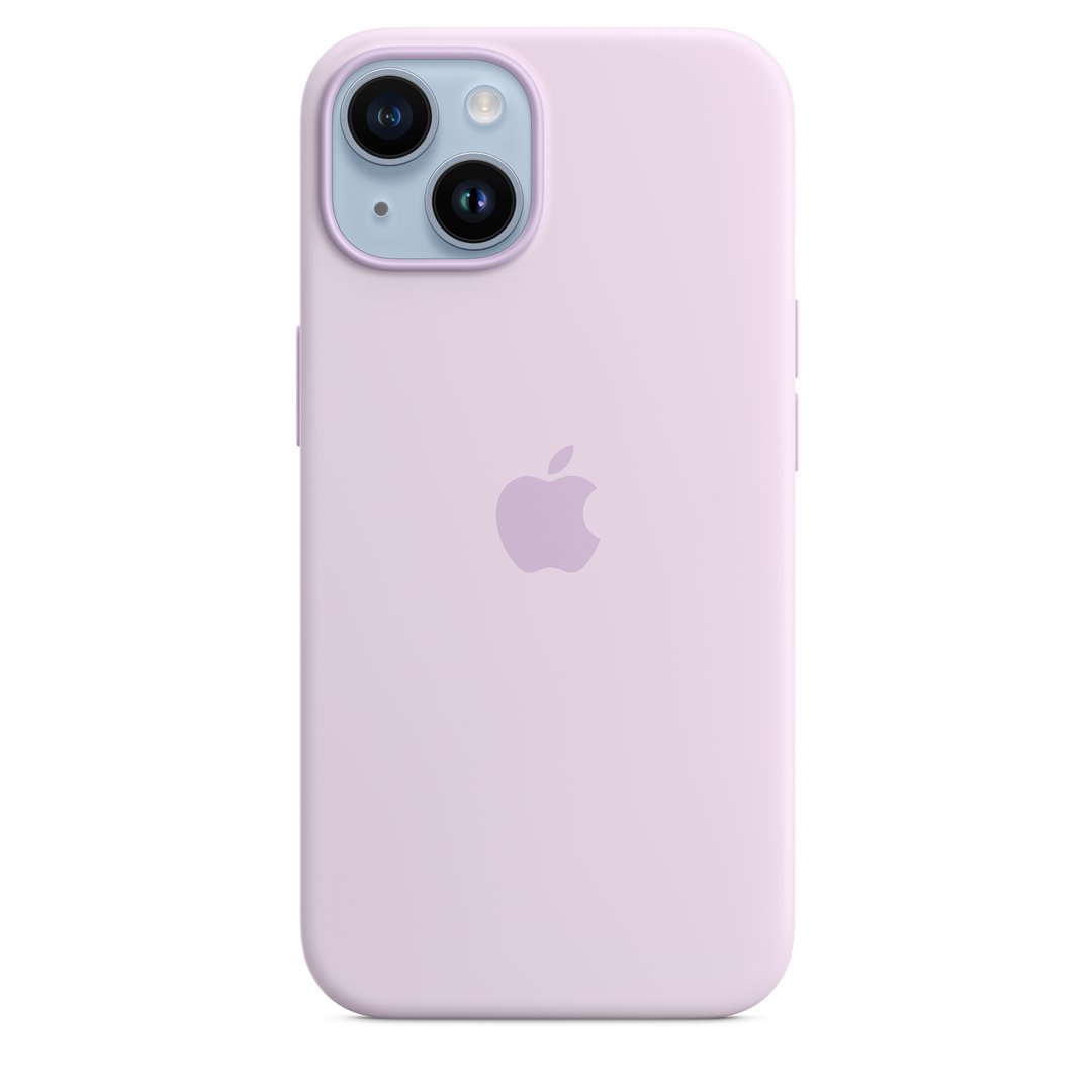 Dėkliukas APPLE iPhone 14 Silicone Case with MagSafe - Lilac