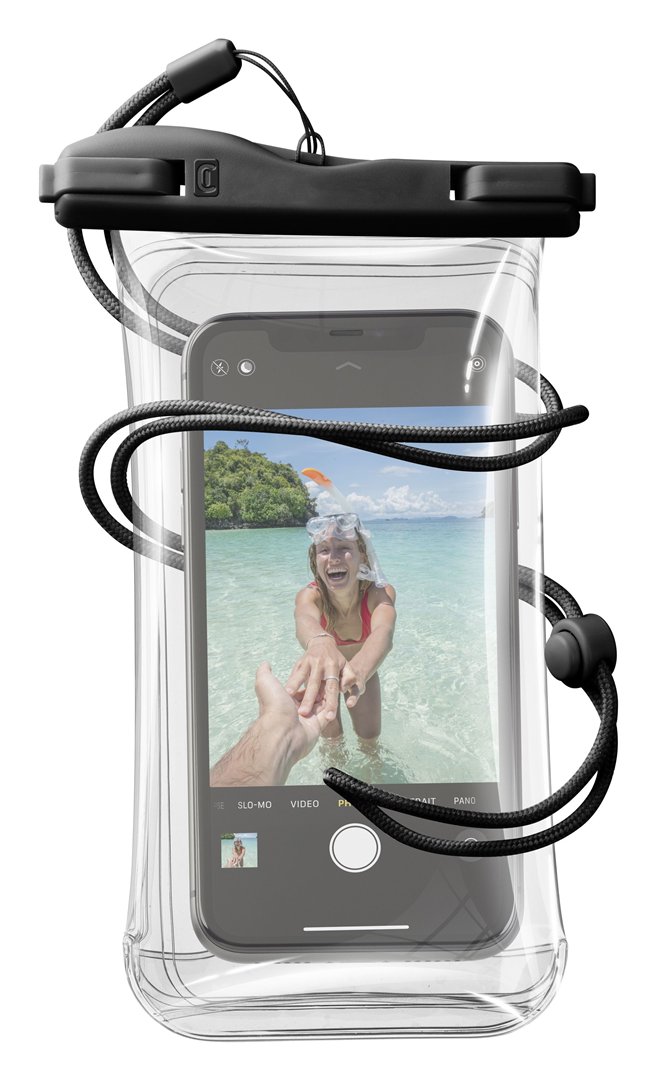 Dėkliukas Cellularline Voyager vandeniui atsparus, universalus, juodas