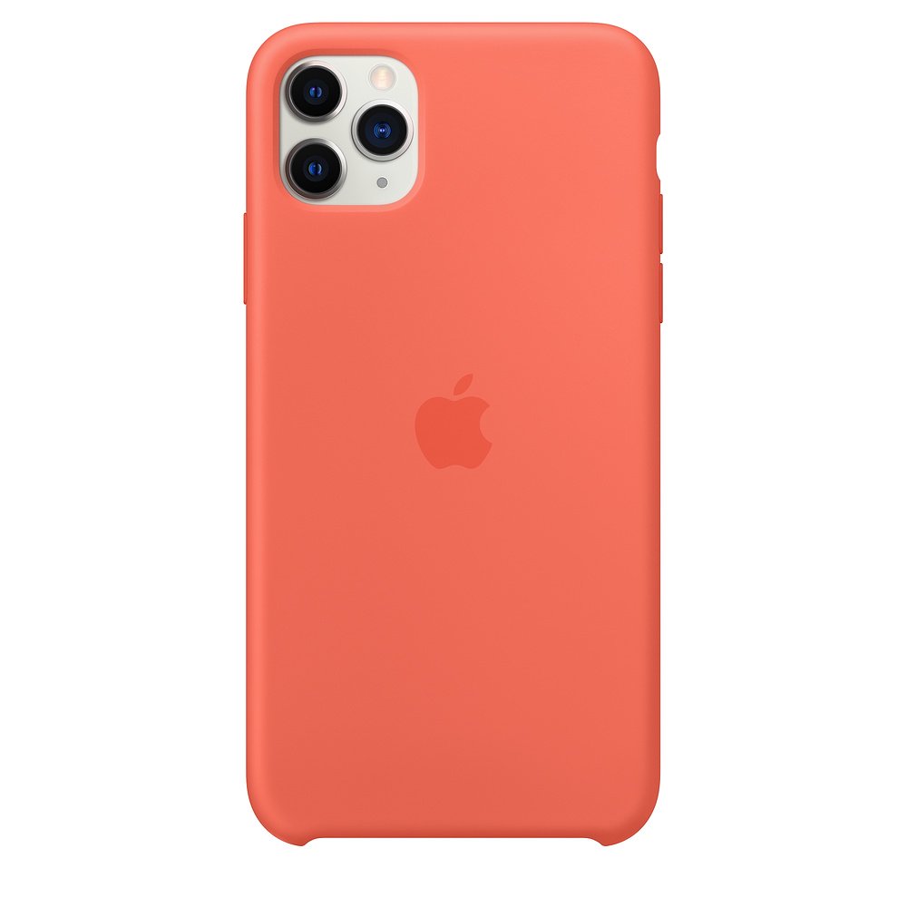 Dėkliukas APPLE 11 Pro Max, silikoninis, oranžinis