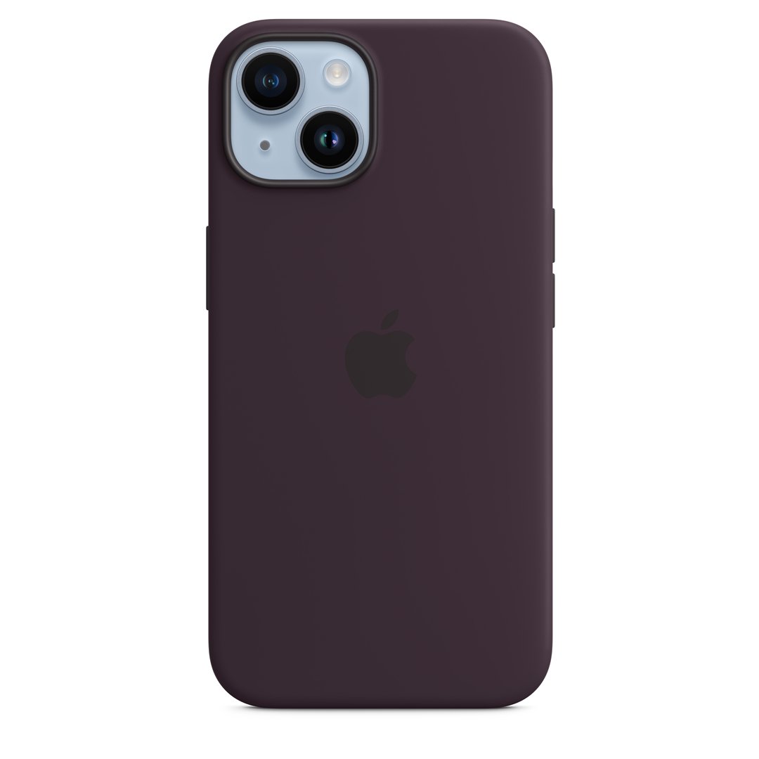 Dėkliukas APPLE iPhone 14 Silicone Case with MagSafe - Elderberry
