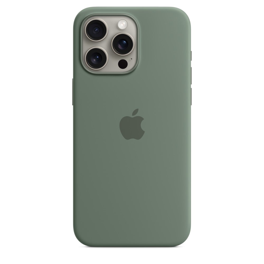 Dėkliukas iPhone 15 Pro Max Silicone Case with MagSafe - Cypress