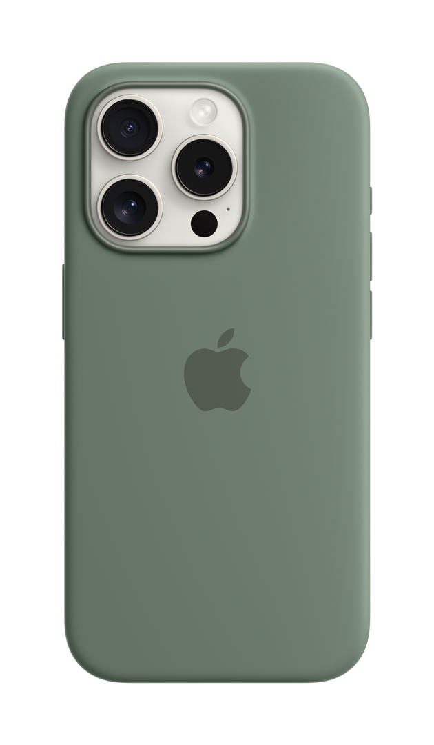 Dėkliukas iPhone 15 Pro Silicone Case with MagSafe - Cypress