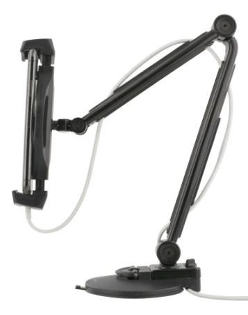 2 in 1 plančetinių kompiuterių ir telefonų stovas, 4 "-12", "C-Clamp", 360 laipsnių sukimas DELTACO juoda / ARM-252|ARM-252