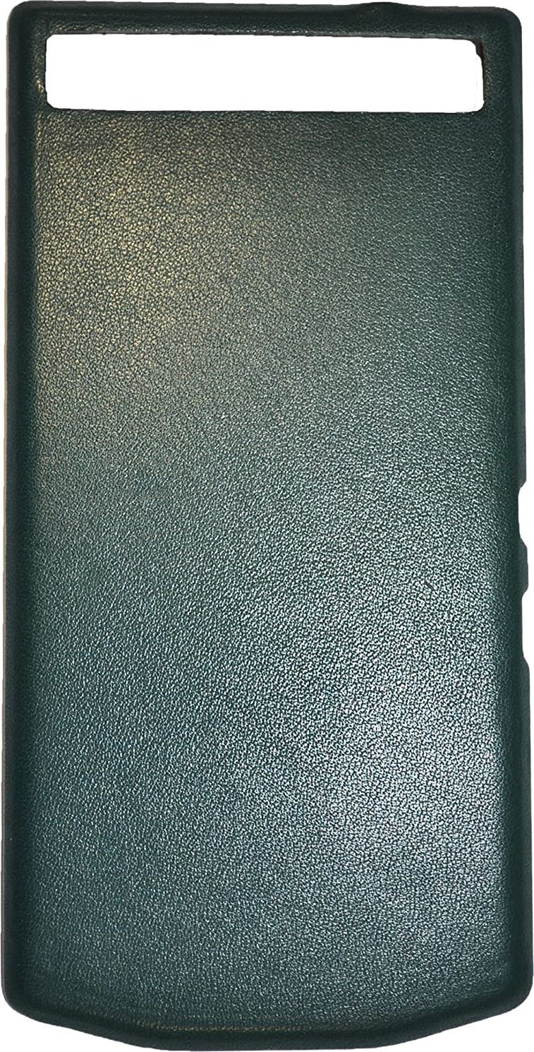 Blackberry Porsche Design Leather Battery Door Cover P9982 june bug green