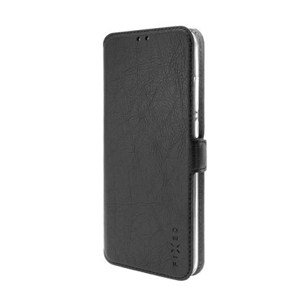 Dėkliukas Fixed Topic  Book case  Xiaomi  Redmi Note 14  Leather  Black