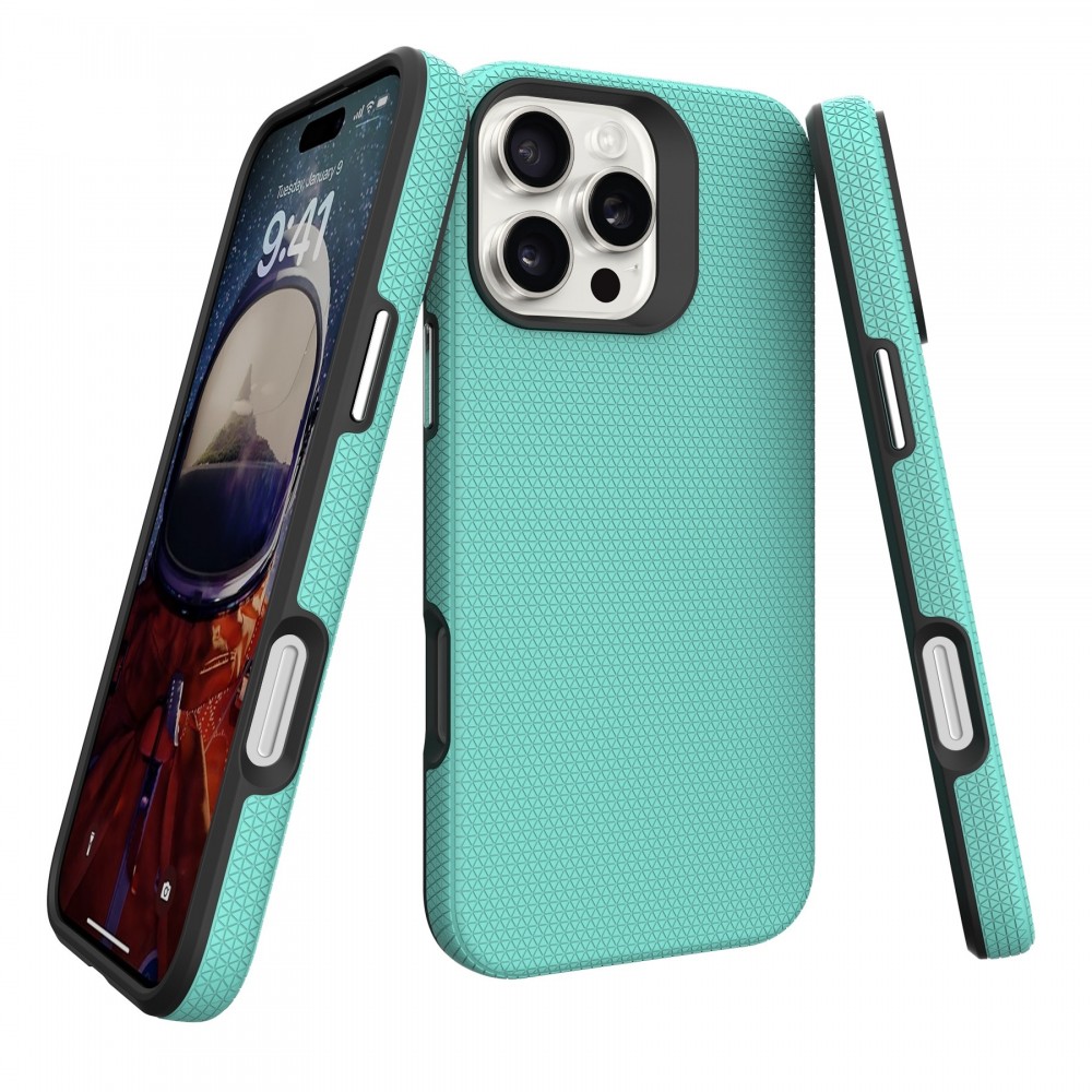 Žalias dėklas "Perfectionists Triangle Mag Case" telefonui Apple iPhone 13 Pro