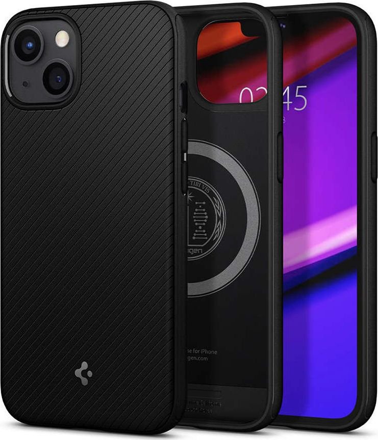 Spigen Etui Spigen Mag Armor MagSafe Apple iPhone 13 Matte Black (SPN1787BLK) - SPN1787BLK