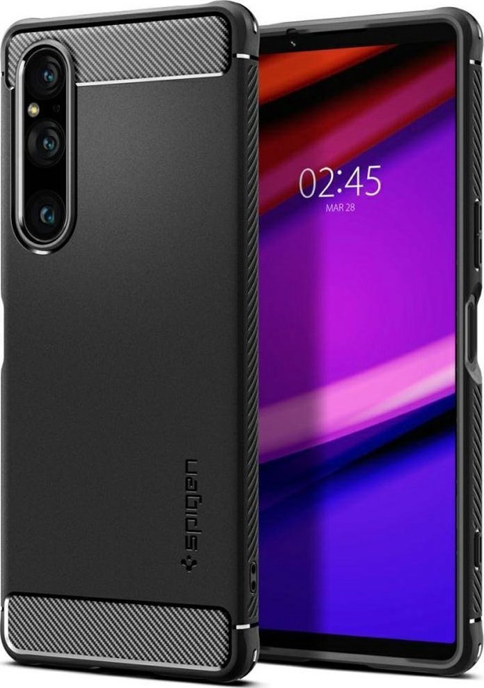 Spigen Spigen Rugged Armor Sony Xperia 1 V black/black ACS06204