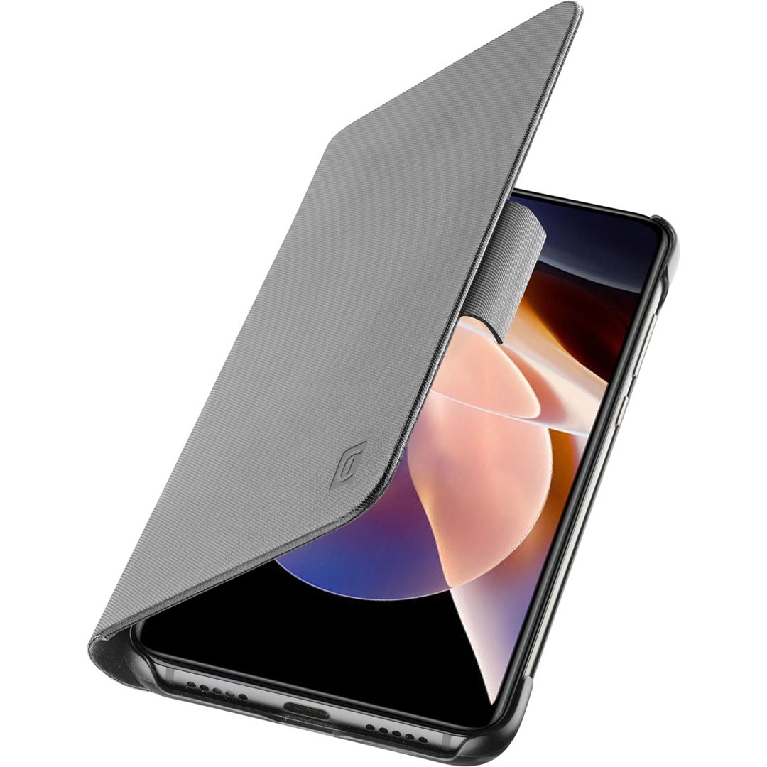 Dėkliukas Cellularline Redmi Note 11 Pro 5G, knygutė, juoda