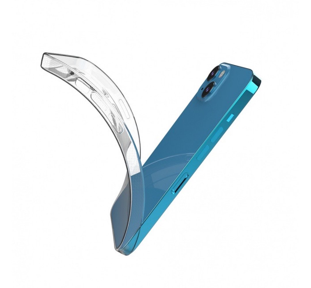 Dėkliukas JUST MUST NAKE iPhone 13 6.1" skaidrus, nugarėlė