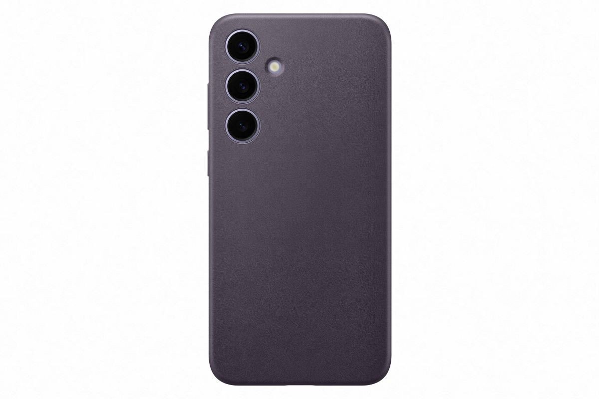 Samsung Galaxy S24+ Vegan Leather Cover Dark Violet