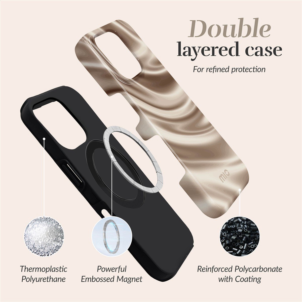 MIO Silky Dreams Magsafe Case Compatible for iPhone 16