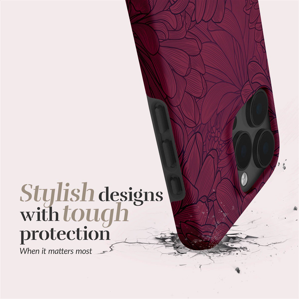 MIO Berry Blooms Magsafe Case Compatible for iPhone 16