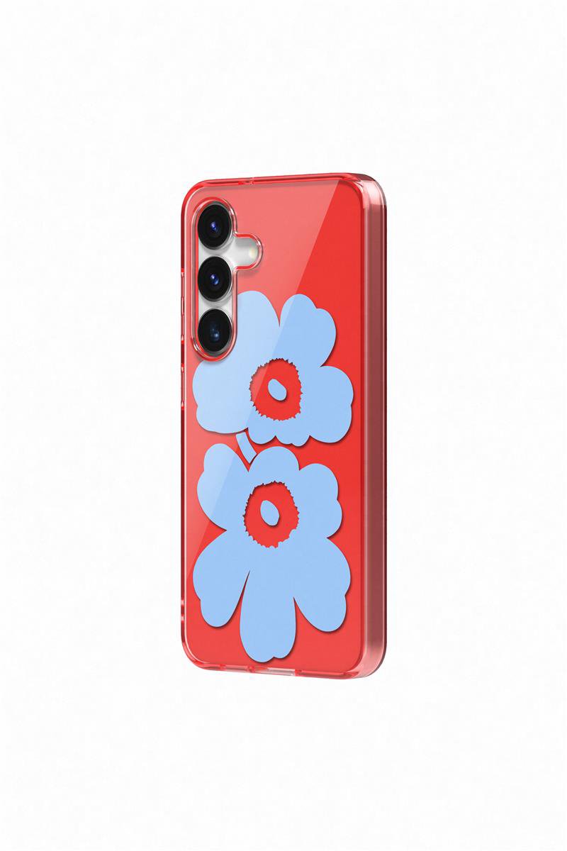 FPS931AMARW Unikko Hybrid Case Case Samsung Galaxy S25, Red