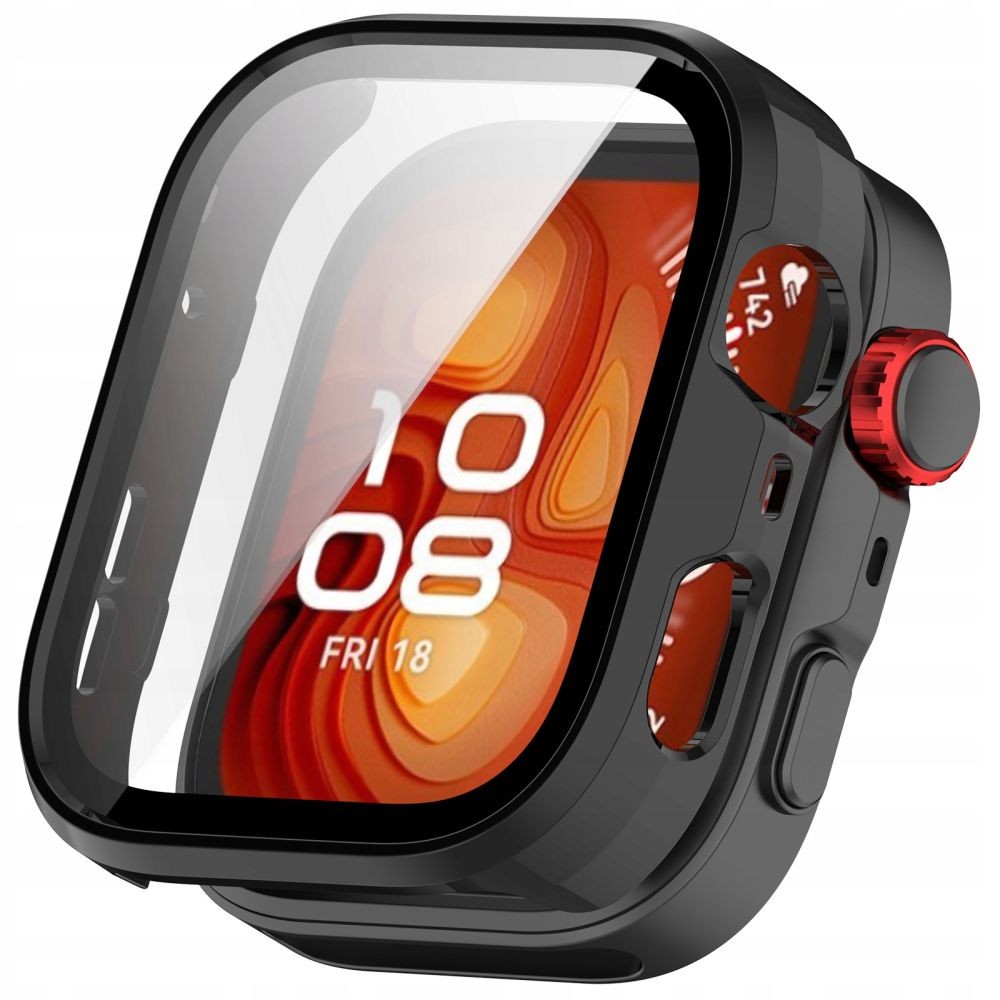 Juodas dėklas "Tech-Protect Defense" laikrodžiui Huawei Watch FIT 4 Pro