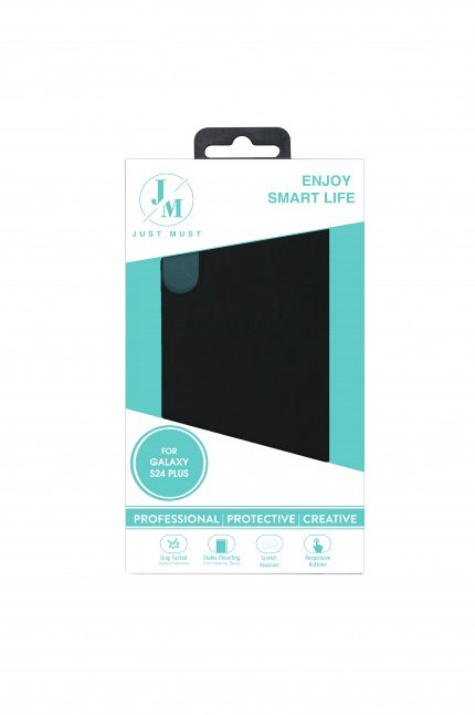 JM REGULAR DEFENSE SILICONE for Galaxy S24 Plus Black