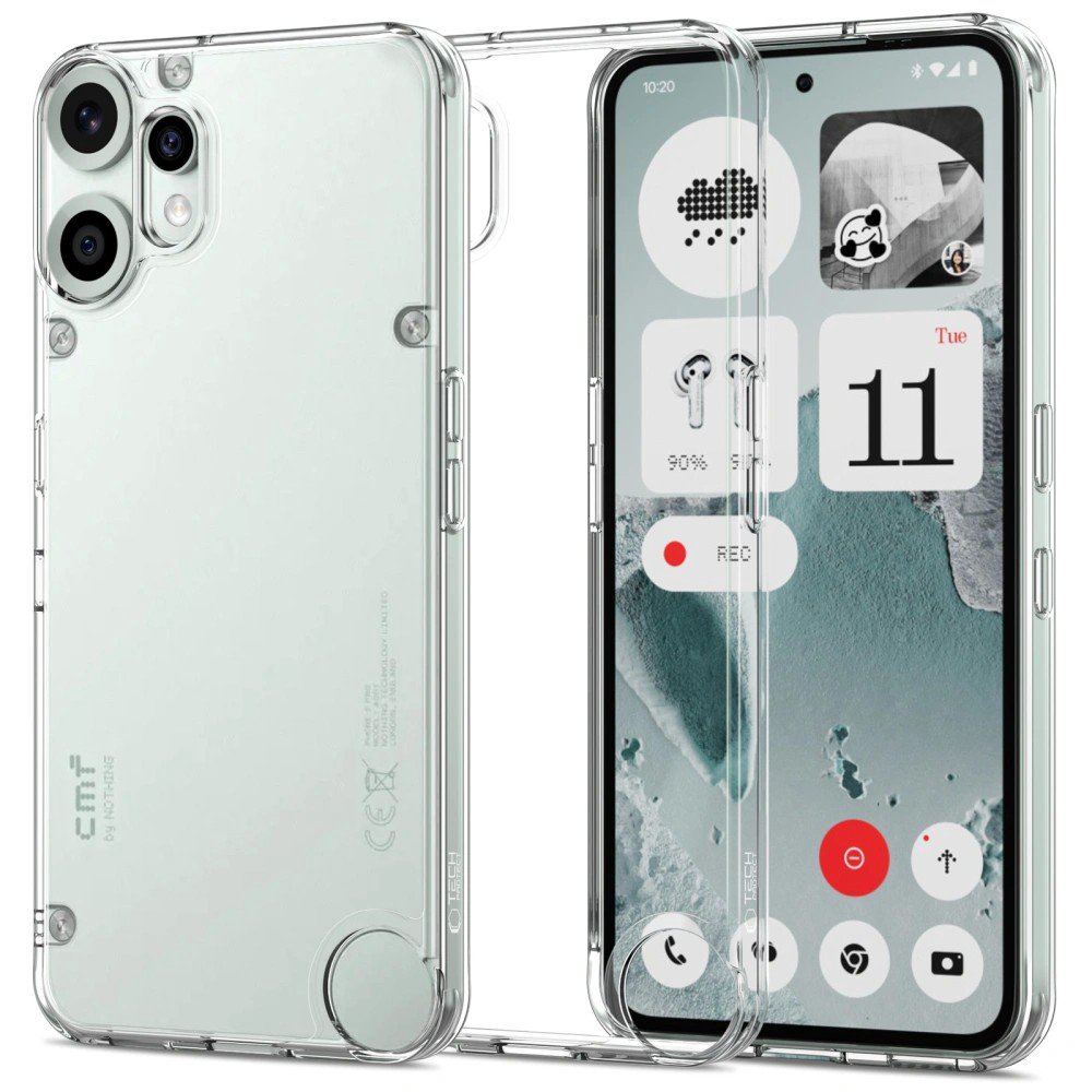 Dėklas Tech-Protect Flexair Hybrid Nothing CMF Phone 2 Pro skaidrus
