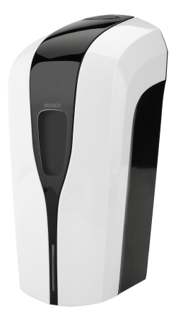 Automatinis antibakterinio skysčio dozatorius DELTACO OFFICE 1000 ml, baltas / DELO-0600|DELO-0600