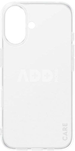 CARE Fashionable Case | Back cover | Apple | iPhone 16 | Recycled plastic | Transparent | X-Ray Soft Basic