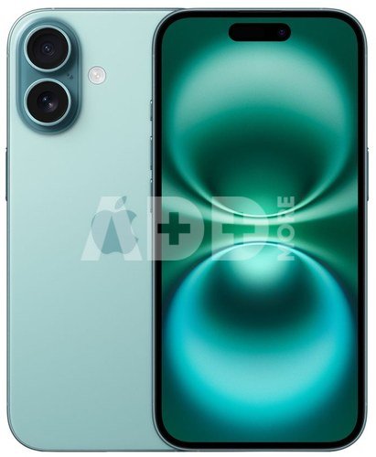 Apple iPhone 16 | Teal | 6.1 " | Super Retina XDR | 2556 x 1179 pixels | A18 | Internal RAM 8 GB | 256 GB | Dual SIM | 4G | 5G | Main camera resolution 48+12 MP | Secondary camera resolution 12 MP | iOS | 18