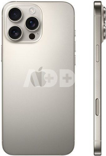 Apple iPhone 16 Pro | Natural Titanium | 6.3 " | Super Retina XDR display with ProMotion | 2622 x 1206 pixels | A18 Pro | Internal RAM 8 GB | 512 GB | Dual SIM | 4G | Main camera resolution 48+12 MP | Secondary camera resolution 12 MP | iOS | 18
