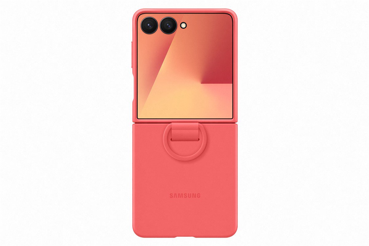 PF766TREGWW Ring Case (Silicone) Samsung Galaxy Flip7, Red