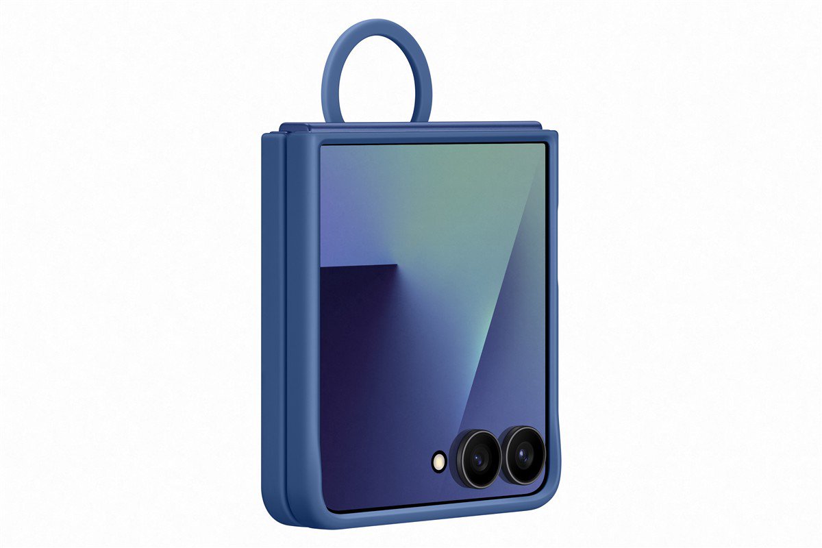 PF766TNEGWW Ring Case (Silicone) Samsung Galaxy Flip7, Blue