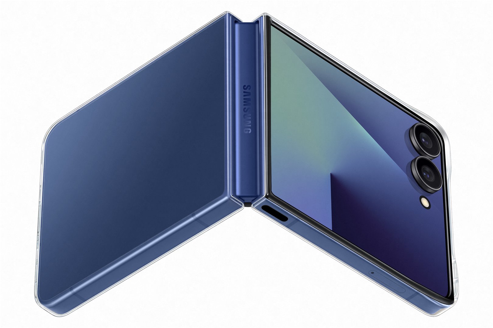 Dėkliukas Samsung Galaxy Flip 7, nugarėlė, skaidri