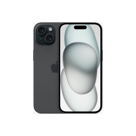 Apple | iPhone 15 | Black | 6.1 " | Super Retina XDR | 2556 x 1179 pixels | A16 Bionic | Internal RAM 6 GB | 128 GB | Dual SIM | 4G | Main camera resolution 48+12 MP | Secondary camera resolution 12 MP | iOS | 17|MTP03PX/A