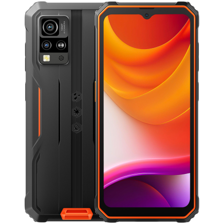 Blackview Rugged BV4800SE LTE 6.56" HD+IPS 720x1612 90Hz 4Gb+64Gb UMS9320E Octa-Core 1.8GHz CAM Front 8MP Rear 16MP+2MP NFC 5100mAh NO Charger Android 15 Orange|BV4800SE_OR_EU