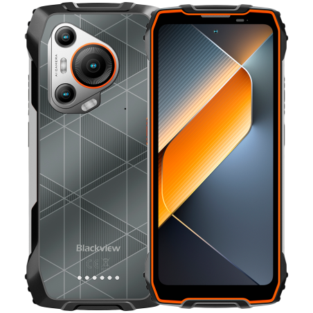 Blackview Rugged BL7000 Dual 5G 6.78" FHD+IPS 1080x2460 8Gb+256Gb MT6835V Octa-core 2.4GHz Camera Front 32MP Rear 50+20MP Night Vision NFC Glove Mode AI 7500mAh NO Carger Android 15 Orange|BVBL7000_OR_EU