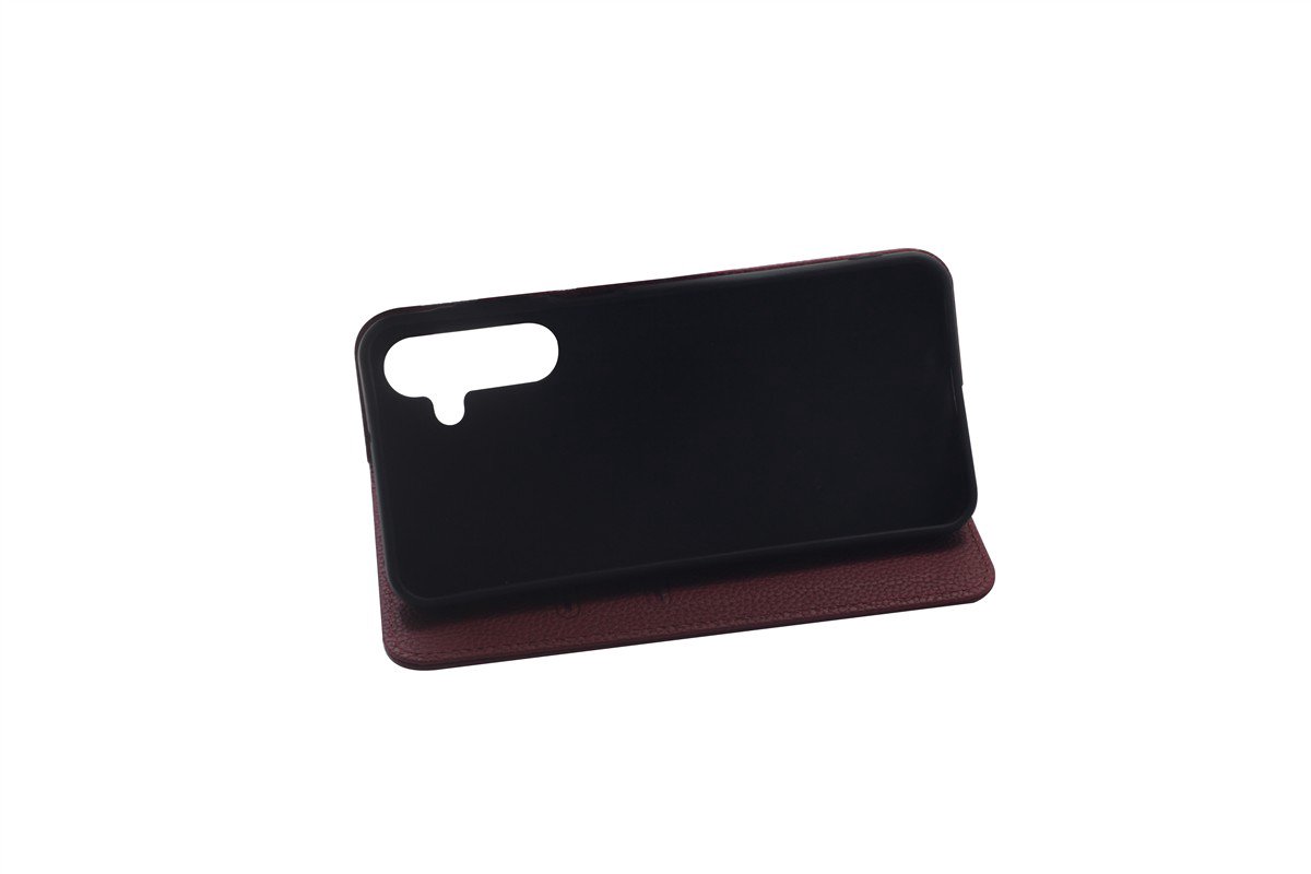 JM STAND FLIP CASE for Galaxy A16, Burgundy