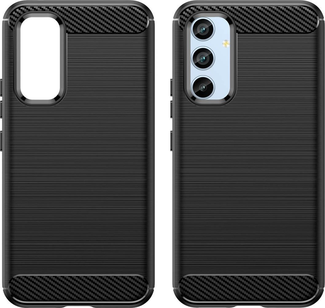 Hurtel Carbon Case case for Samsung Galaxy A54 5G flexible silicone carbon black cover